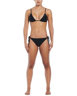 Nike Driehoekige Bikinitop Voor Met Strik Aan De Achterkant - Naturel