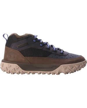 Timberland Motion 6 Leren Greenstride-Wandelschoenen Voor - Grijs