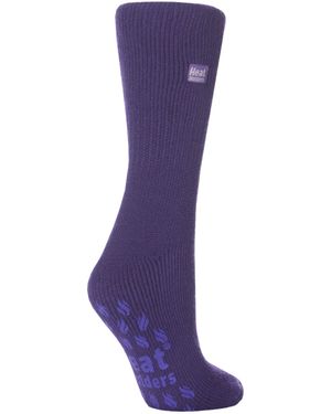 Heat Holders Ladies Thermal Slipper Socks - Blue