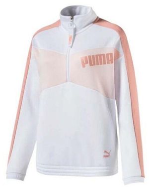 PUMA Archive T7 /Peach Jumper - White