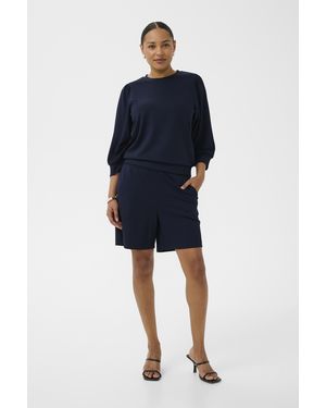 Kaffe Short Kaannie Short Regular Fit - Blauw