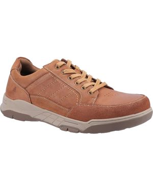 Hush Puppies Finley Leather Shoes - Brown