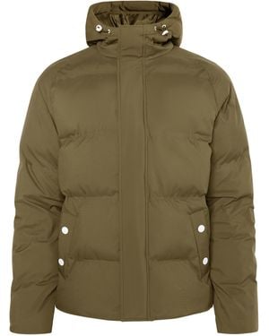 Dreimaster Winterjas Met Vulling Militaire Olijf - Groen