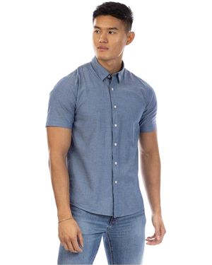 Peter Werth Chambray Overhemd - Blauw