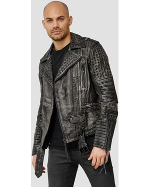 trueprodigy Lederjacke Geralt - Grey