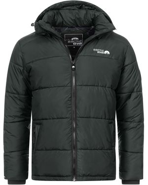 Arctic Seven Winter Puffer Jas As-333 – Warm, Sportief, Waterafstotend - Zwart