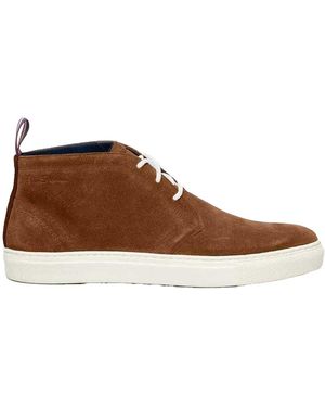 Ben Sherman Suède Enkellaarsjes Voor (Tan) - Bruin