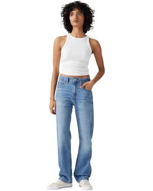 Levi's Levis Damesjeans Met Lage Taille En Rechte Pijpen Uit De Pro-Collectie - Blauw