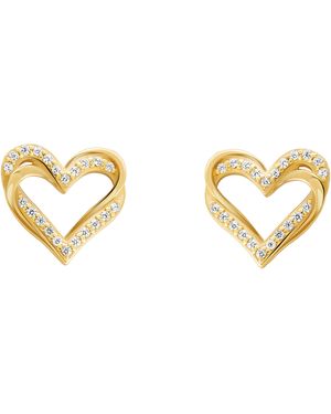 Orphelia 'cecilia' Dames 925 Sterling Zilveren Stud Oorbellen - Metallic