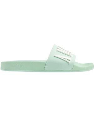 Amiri Sage Pool Sliders - Green