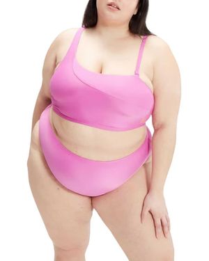Speedo Asymmetrische Plus Bikiniset - Paars