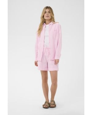 Saint Tropez Overhemd Met Lang Mouwen Elmikosz Overhemd Met Lang Mouwen Loose Fit - Roze