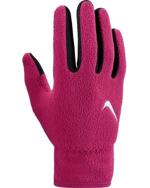 Nike Thermafit Fleece Winterhandschoenen (Biet/Wit) - Roze