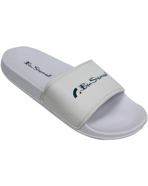 Ben Sherman Slidder Sliders - White