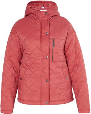 Usha Licht Gewatteerd Jack Vintage Rood