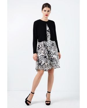 Conquista Zigzag Zwart Gebreid Vest