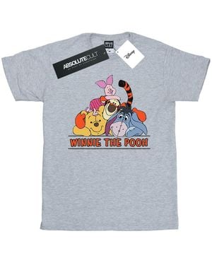 Disney Winnie The Pooh Group T-Shirt (Sports) - Blue