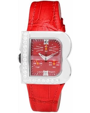 Laura Biagiotti Ladies Watch Quartz Steel - Red