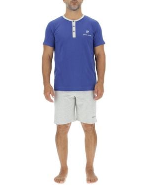 Pierre Cardin Korte Pyjama - Blauw