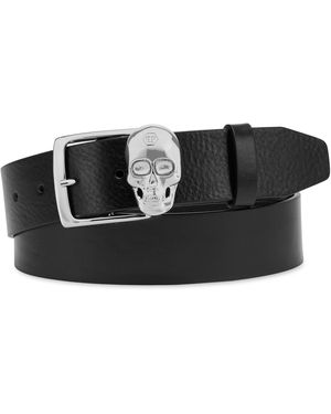 Philipp Plein Riem Skull - Zwart