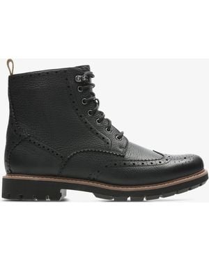 Clarks Batcombe Lord Boots - Black