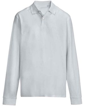 Sol's Adult Pique Long-Sleeved Polo Shirt (Pure) - Grey