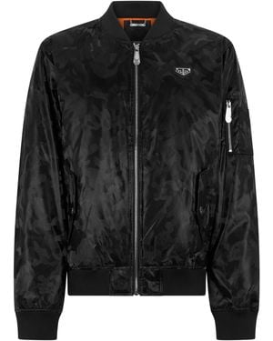 Philipp Plein Bomberjack Camouflage - Zwart