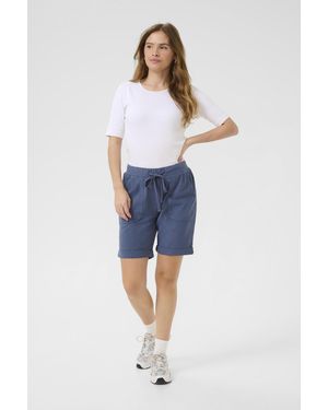 Kaffe Short Regular Fit - Blauw