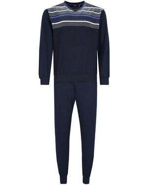Hajo Nachtmode Klima Komfort Pyjama's - Blauw