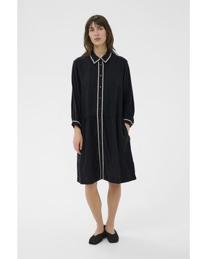 Part Two Jurk Aliviapw Jurk Relaxed Fit - Zwart