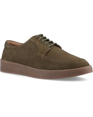 Hush Puppies Rafael Suede Lace-Up Shoes - Brown