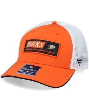 Fanatics Branded Nhl Anaheim Ducks Cap - Orange
