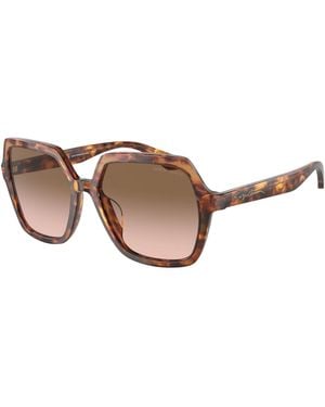 Armani Sunglasses 55/17/140 Mm Acetate - Brown