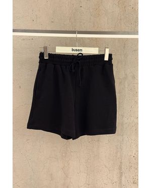 Busem Harem Shorts Met Touwtjes Op Middelste Taille - Zwart