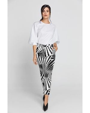 Conquista Gabardine Trousers - White