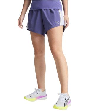 PUMA Run Velocity 5 Lichtgewicht Fitted Hardloopshort (Kristal) - Blauw