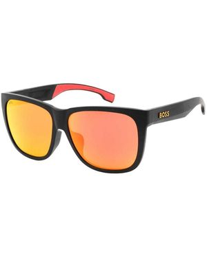 BOSS Zonnebril Met Meerdere Lagen Glazen /Oranje) - Blauw