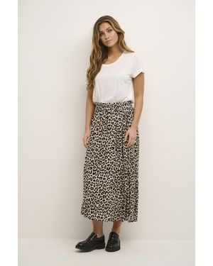 Kaffe Rok Kavilia Rok A-Shape - Naturel