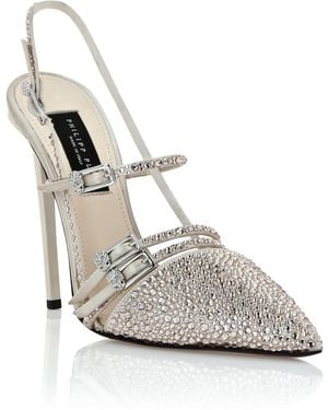 Philipp Plein Slingback Schoenen - Wit