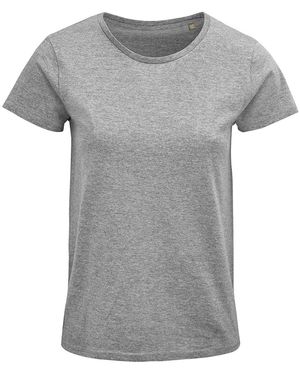 Sol's Organic Cotton Marl T-Shirt - Grey