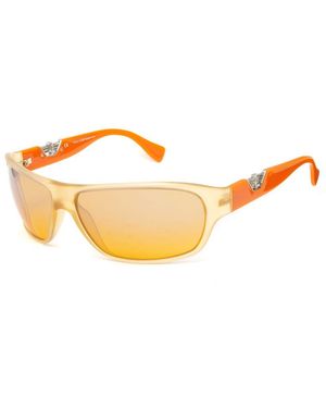 Police Orange Injected Sunglasses