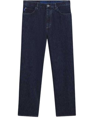 HUGO Denim Jeans Wijde Pijpen (Donkerblauw)