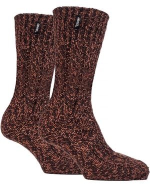 Jeep Wool Hiking Socks - Brown