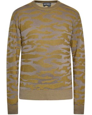 Tuffskull Jumper Khaki Grijs Melange - Groen
