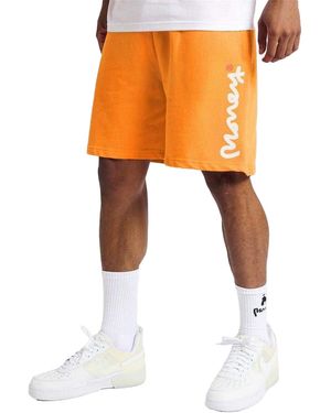 Money Katoenen Sweat Shorts - Oranje