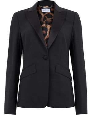 Philipp Plein Single Breasted Fit Blazer Skull - Zwart