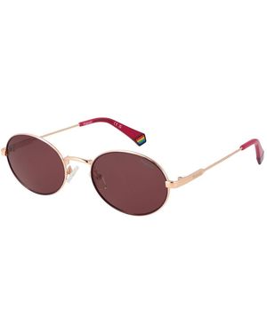 Polaroid Multicolour Metal Sunglasses - Red