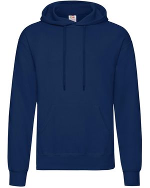 Fruit Of The Loom Hooded Sweatshirt Hoodie - Blue