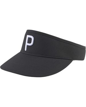 PUMA Golfpet Met Geborduurd Logo /Wit) - Zwart