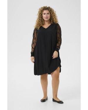 Kaffe Jurk Kcfreya Jurk A-Shape - Zwart